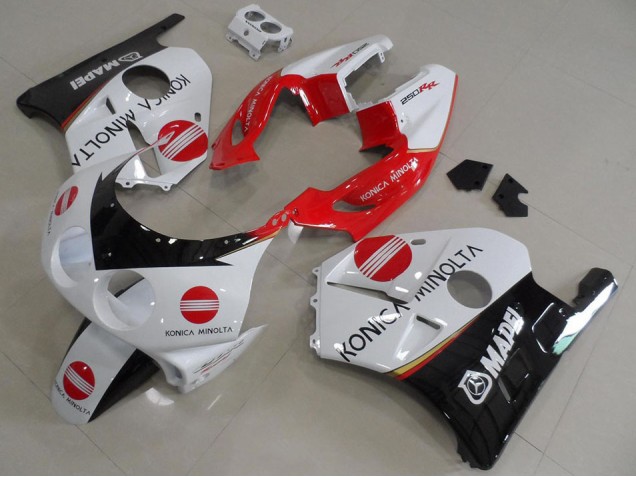 1991-1998 Red Konica Honda CBR250RR MC22 Motorcycle Fairing Canada 1991-1998 Red Konica Honda CBR250RR MC22 Motorcycle Fairing Canada