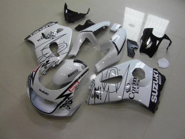 1996-2000 White Corona Suzuki GSXR 600 Motor Fairings Canada 1996-2000 White Corona Suzuki GSXR 600 Motor Fairings Canada