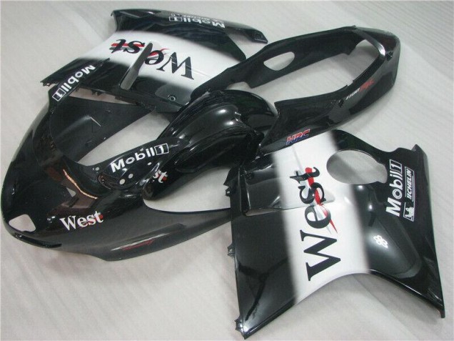 1996-2007 Black White West Honda CBR1100XX Motorcycle Fairing Kit Canada 1996-2007 Black White West Honda CBR1100XX Motorcycle Fairing Kit Canada