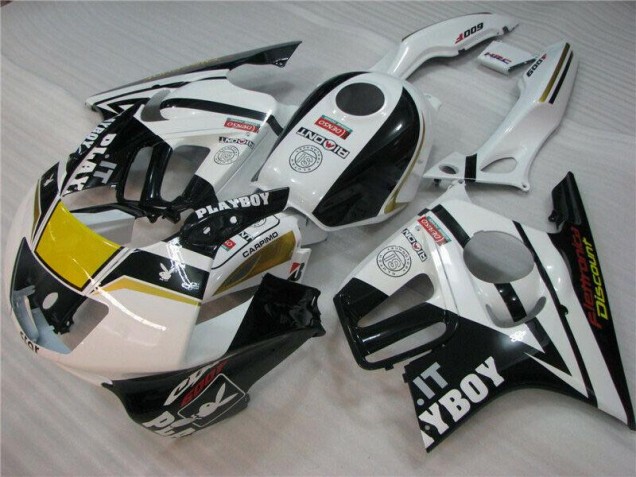 1995-1998 White Black Playboy Honda CBR600 F3 Motorcycle Fairing Canada 1995-1998 White Black Playboy Honda CBR600 F3 Motorcycle Fairing Canada