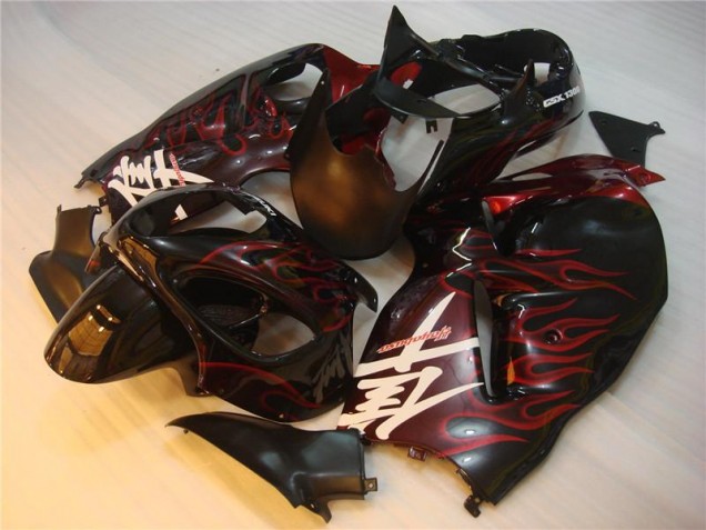 1996-2007 Black Red Flame Suzuki GSXR 1300 Hayabusa Motorbike Fairing Canada 1996-2007 Black Red Flame Suzuki GSXR 1300 Hayabusa Motorbike Fairing Canada