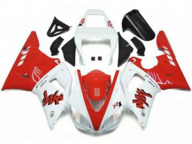 1998-1999 Red White Yamaha YZF R1 Moto Fairings Canada 1998-1999 Red White Yamaha YZF R1 Moto Fairings Canada