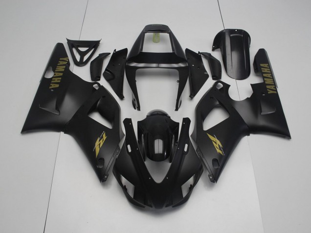 1998-1999 Matte Black Yellow Yamaha YZF R1 Motorcycle Fairing Kit Canada 1998-1999 Matte Black Yellow Yamaha YZF R1 Motorcycle Fairing Kit Canada