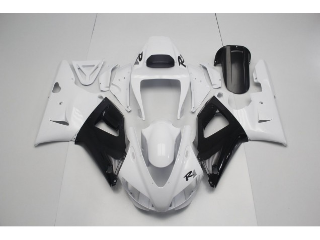 1998-1999 Pearl White Black Yamaha YZF R1 Bike Fairings Canada 1998-1999 Pearl White Black Yamaha YZF R1 Bike Fairings Canada