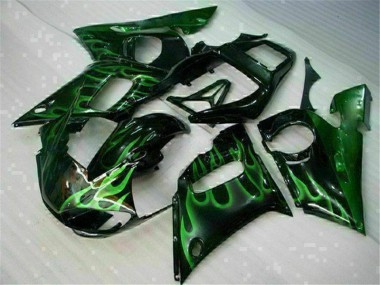 1998-2002 Green Black Yamaha YZF R6 Motor Bike Fairings Canada