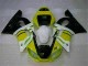 1998-2002 Yellow White Yamaha YZF R6 Motorcycle Fairings Kits Canada 1998-2002 Yellow White Yamaha YZF R6 Motorcycle Fairings Kits Canada
