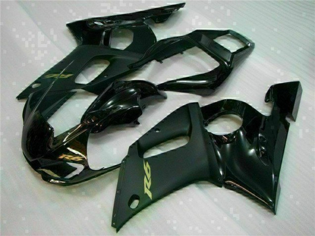 1998-2002 Black Yamaha YZF R6 Motorcycle Replacement Fairings Canada 1998-2002 Black Yamaha YZF R6 Motorcycle Replacement Fairings Canada