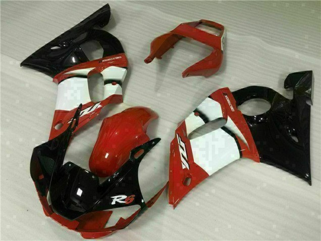 1998-2002 Red White Yamaha YZF R6 Motor Fairings Canada 1998-2002 Red White Yamaha YZF R6 Motor Fairings Canada