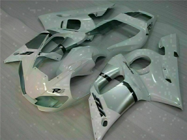 1998-2002 White Yamaha YZF R6 Motorbike Fairing Canada 1998-2002 White Yamaha YZF R6 Motorbike Fairing Canada
