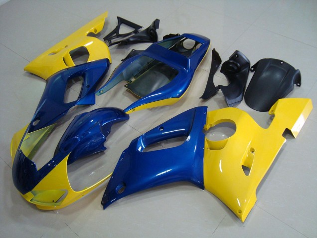 1998-2002 Yellow Blue Yamaha YZF R6 Motorcycle Fairing Kit & Bodywork Canada 1998-2002 Yellow Blue Yamaha YZF R6 Motorcycle Fairing Kit & Bodywork Canada