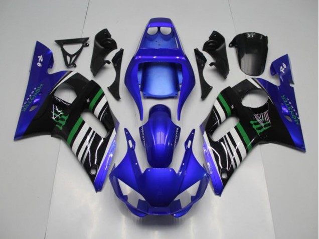 1998-2002 Blue Monster Yamaha YZF R6 Motor Bike Fairings Canada 1998-2002 Blue Monster Yamaha YZF R6 Motor Bike Fairings Canada