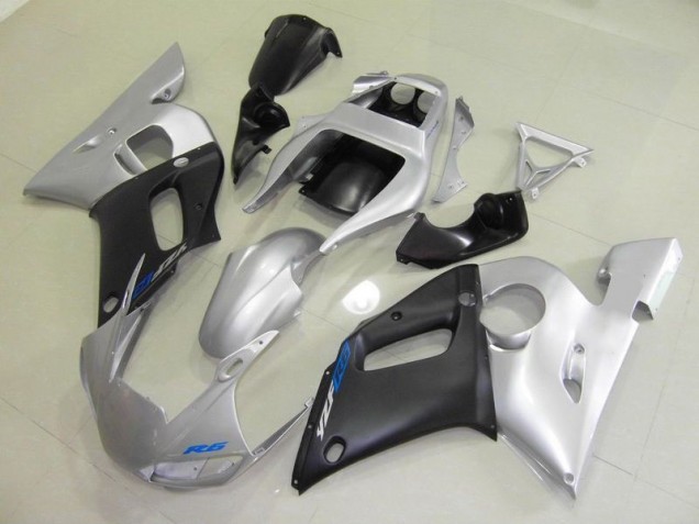 1998-2002 Black Silver Yamaha YZF R6 Motorcycle Fairings Kit Canada 1998-2002 Black Silver Yamaha YZF R6 Motorcycle Fairings Kit Canada