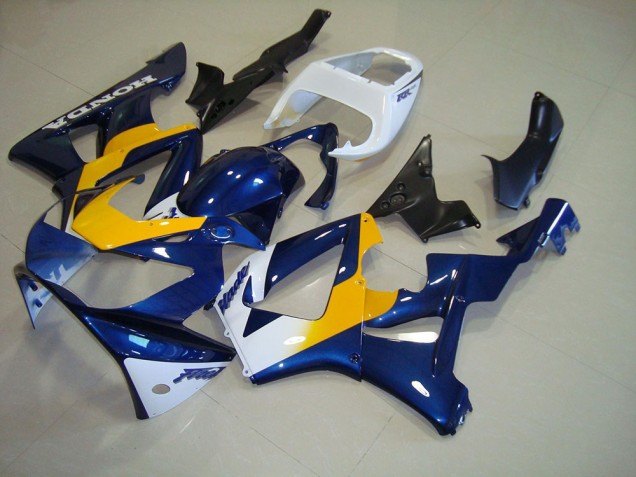 2000-2001 Dark Blue Yellow White Honda CBR900RR 929 Motorbike Fairing Canada 2000-2001 Dark Blue Yellow White Honda CBR900RR 929 Motorbike Fairing Canada