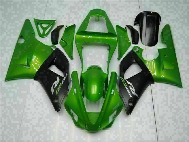 2000-2001 Green Yamaha YZF R1 Motorcyle Fairings Canada 2000-2001 Green Yamaha YZF R1 Motorcyle Fairings Canada