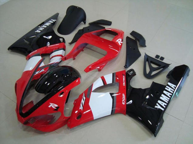 2000-2001 Red Black White Yamaha YZF R1 Moto Fairings Canada 2000-2001 Red Black White Yamaha YZF R1 Moto Fairings Canada