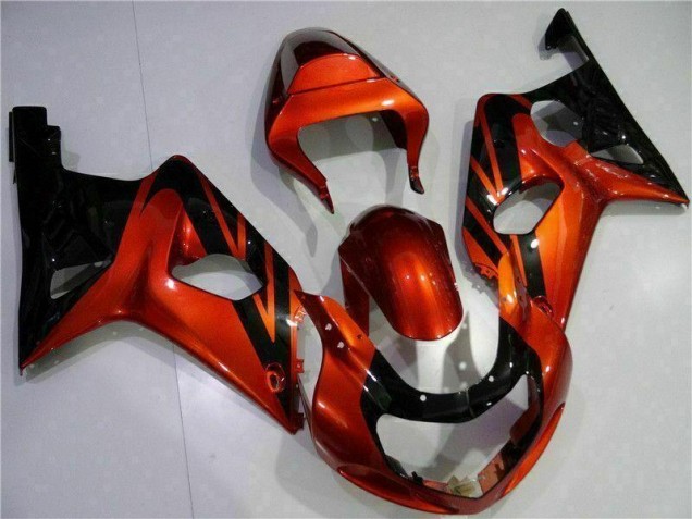 2000-2002 Orange Black Suzuki GSXR 1000 Bike Fairing Canada 2000-2002 Orange Black Suzuki GSXR 1000 Bike Fairing Canada