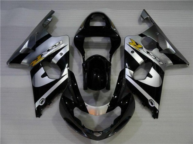 2000-2002 Silver Black Suzuki GSXR 1000 Motor Fairings Canada 2000-2002 Silver Black Suzuki GSXR 1000 Motor Fairings Canada