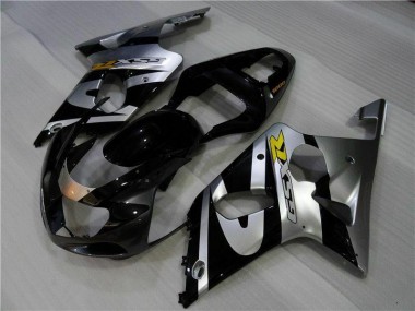 2000-2002 Silver Black Suzuki GSXR 1000 Motor Fairings Canada