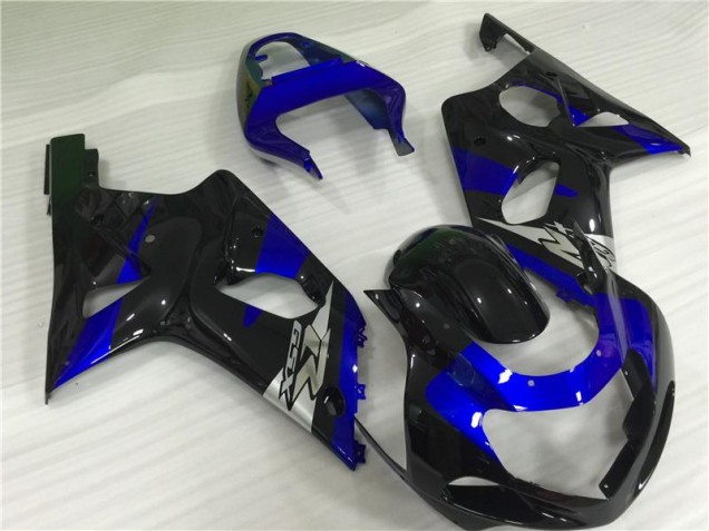 2000-2002 Blue Black Suzuki GSXR 1000 Motorcycle Fairings Kit Canada 2000-2002 Blue Black Suzuki GSXR 1000 Motorcycle Fairings Kit Canada