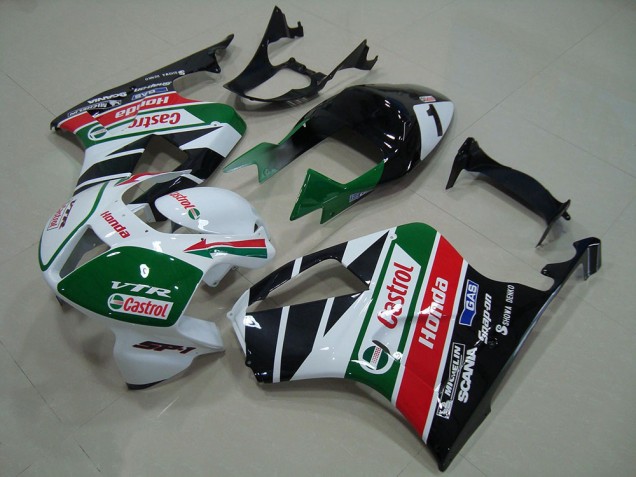 2000-2006 Castrol Honda VTR1000 Motorcycle Fairing Kit Canada 2000-2006 Castrol Honda VTR1000 Motorcycle Fairing Kit Canada