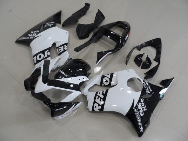 2001-2003 White Repsol Honda CBR600 F4i Motorcycle Fairings Kit Canada