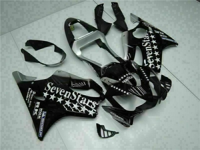 2001-2003 Black White Seven Stars Honda CBR600 F4i Bike Fairing Canada 2001-2003 Black White Seven Stars Honda CBR600 F4i Bike Fairing Canada
