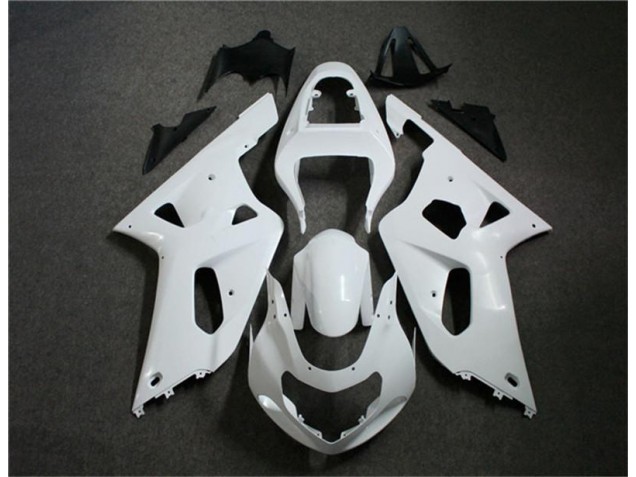 2001-2003 White Suzuki GSXR 600/750 Motorcycle Fairing Canada 2001-2003 White Suzuki GSXR 600/750 Motorcycle Fairing Canada