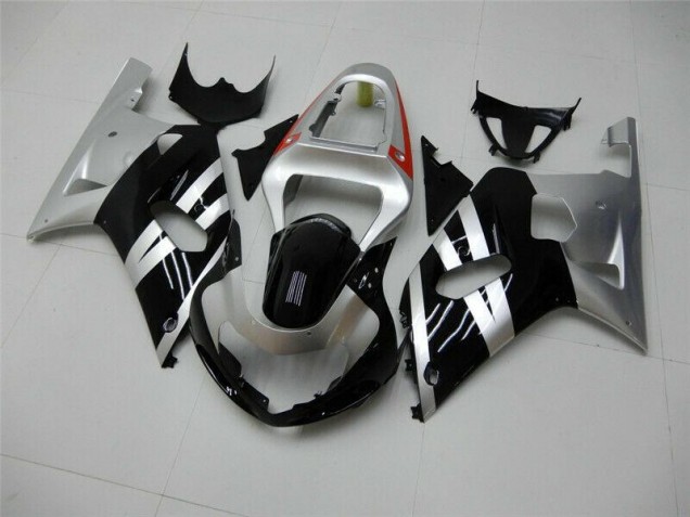 2001-2003 Black Silver Suzuki GSXR 600/750 Motorbike Fairing Canada 2001-2003 Black Silver Suzuki GSXR 600/750 Motorbike Fairing Canada