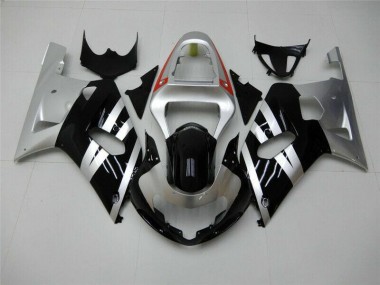 2001-2003 Black Silver Suzuki GSXR 600/750 Motorbike Fairing Canada