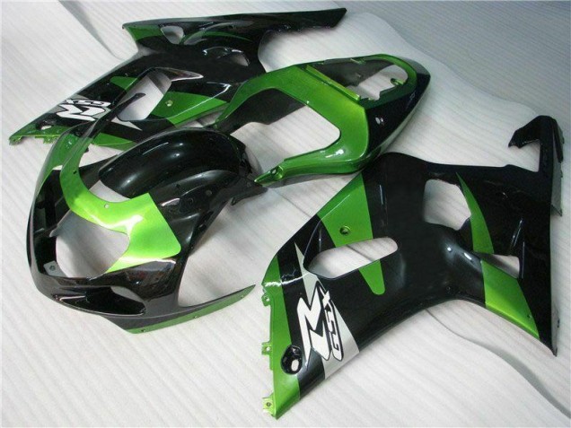 2001-2003 Green Black Suzuki GSXR 600/750 Motorbike Fairing Canada 2001-2003 Green Black Suzuki GSXR 600/750 Motorbike Fairing Canada