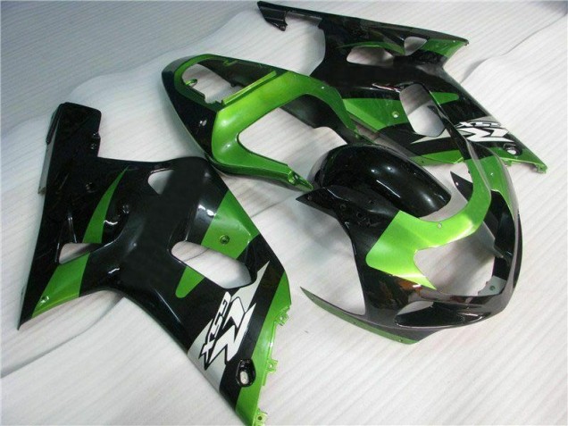 2001-2003 Green Black Suzuki GSXR 600/750 Motorbike Fairing Canada 2001-2003 Green Black Suzuki GSXR 600/750 Motorbike Fairing Canada