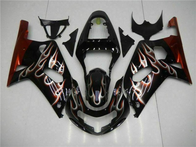 2001-2003 Black Suzuki GSXR 600/750 Motorcycle Bodywork Canada 2001-2003 Black Suzuki GSXR 600/750 Motorcycle Bodywork Canada