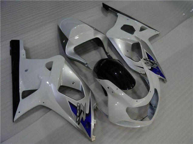 2001-2003 White Silver Suzuki GSXR 600/750 Bike Fairings Canada 2001-2003 White Silver Suzuki GSXR 600/750 Bike Fairings Canada
