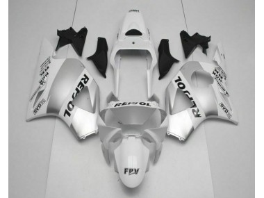 2002-2003 White Silver Black Repsol Honda CBR900RR 954RR Motorcycle Replacement Fairings Canada