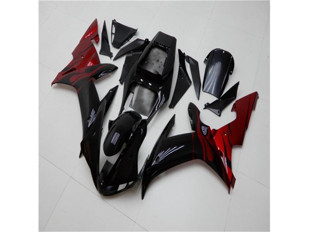 2002-2003 Black Red Yamaha YZF R1 Motorcycle Fairing Canada 2002-2003 Black Red Yamaha YZF R1 Motorcycle Fairing Canada