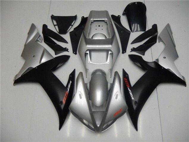 2002-2003 Silver Black Yamaha YZF R1 Motorbike Fairings Canada 2002-2003 Silver Black Yamaha YZF R1 Motorbike Fairings Canada
