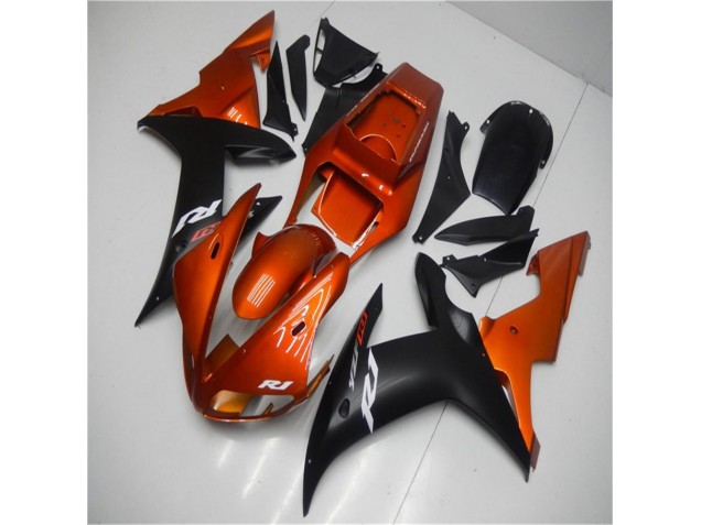 2002-2003 Orange Black Yamaha YZF R1 Bike Fairings Canada 2002-2003 Orange Black Yamaha YZF R1 Bike Fairings Canada