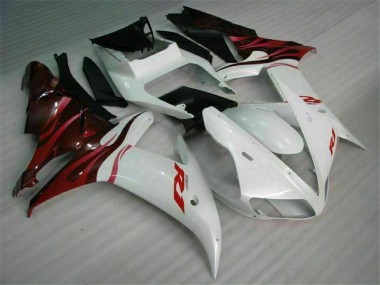 2002-2003 White Yamaha YZF R1 Bike Fairing Kit Canada