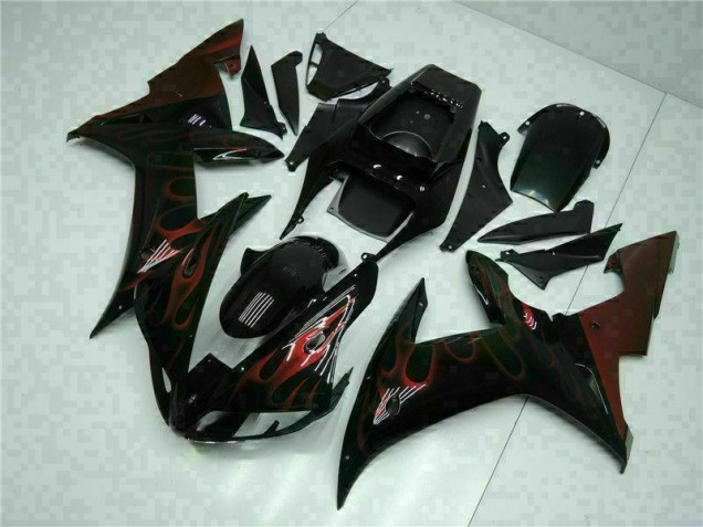 2002-2003 Black Yamaha YZF R1 Motorcyle Fairings Canada 2002-2003 Black Yamaha YZF R1 Motorcyle Fairings Canada