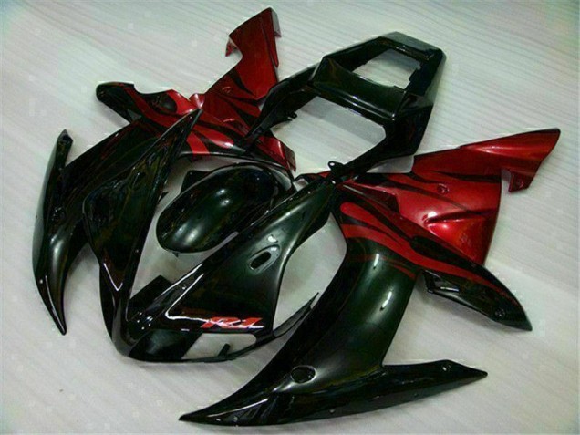 2002-2003 Black Red Yamaha YZF R1 Bike Fairing Canada 2002-2003 Black Red Yamaha YZF R1 Bike Fairing Canada