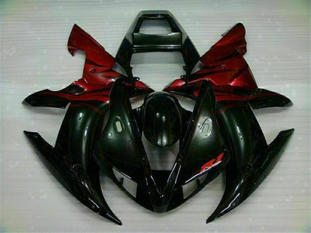 2002-2003 Black Red Yamaha YZF R1 Bike Fairing Canada 2002-2003 Black Red Yamaha YZF R1 Bike Fairing Canada