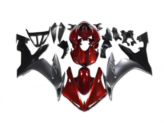 2002-2003 Red Grey Black Yamaha YZF R1 Motorcyle Fairings Canada 2002-2003 Red Grey Black Yamaha YZF R1 Motorcyle Fairings Canada