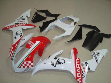 2002-2003 Red White Flag Yamaha YZF R1 Bike Fairings Canada