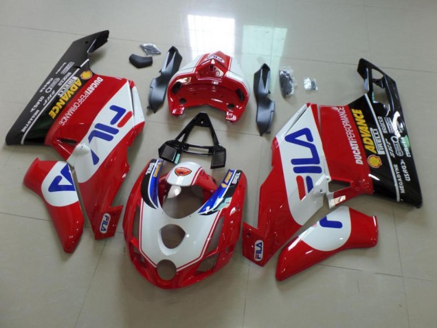 2003-2004 Red Fila Ducati 749 999 Bike Fairings Canada 2003-2004 Red Fila Ducati 749 999 Bike Fairings Canada