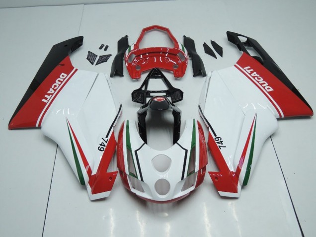 2003-2004 White Red with Tail Open Ducati 749 999 Motor Bike Fairings Canada 2003-2004 White Red with Tail Open Ducati 749 999 Motor Bike Fairings Canada