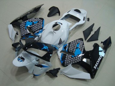 2003-2004 White Black Blue Honda CBR600RR Moto Fairings Canada