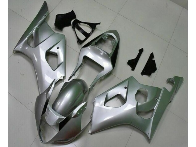2003-2004 Silver Suzuki GSXR 1000 Motorcyle Fairings Canada 2003-2004 Silver Suzuki GSXR 1000 Motorcyle Fairings Canada