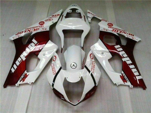 2003-2004 Red White Suzuki GSXR 1000 Motorcycle Bodywork Canada 2003-2004 Red White Suzuki GSXR 1000 Motorcycle Bodywork Canada