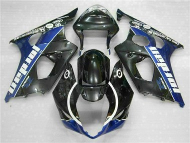 2003-2004 Black Blue Suzuki GSXR 1000 Motorcycle Fairing & Bodywork Canada