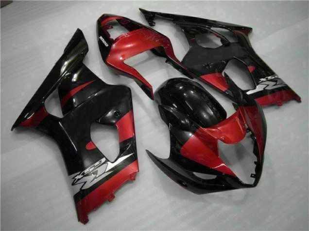 2003-2004 Red Black Suzuki GSXR 1000 Motorcycle Fairing Kits Canada 2003-2004 Red Black Suzuki GSXR 1000 Motorcycle Fairing Kits Canada